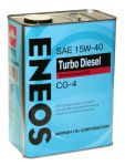 ENEOS Turbo Diesel CG-4 15W-40 API CG-4 минеральное 200 л